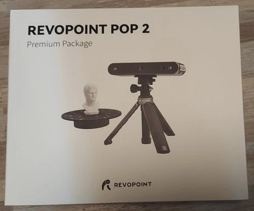 Revopoint POP2 Premium 3D Scanner 0.05mm Precision + Full Accessories New in Box