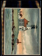 1910 Hassan T77 Lighthouses GREAT CAPTAIN ISLAND LIGHT #NNO