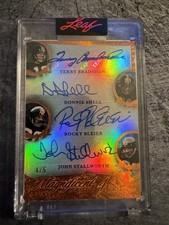 Leaf 2026 Magnificent 4 Auto M4-3 Bradshaw Shell Bleier Stallworth /5