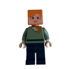 Lego Minecraft Alex MIN017 21128 21121 21169 21144 Minifigure Mini Minature