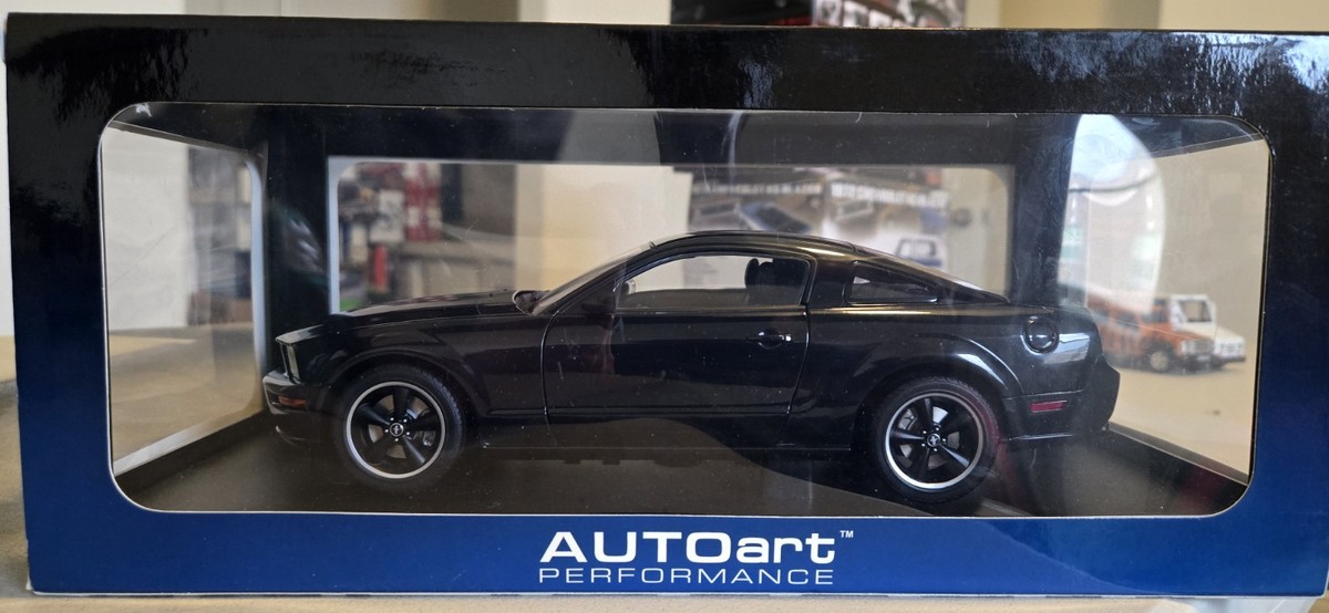 AUTOart - 1/18 AUTOart Ford Mustang GT Bullitt 訳あり RARE 1/18 AutoArt 2008 Ford Bullitt Mustang GT Black Diecast