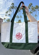 Limited Edition Trader Joe  s Large Canvas Tote Bag - Forest Green