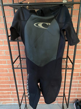 O Neill Hammer Wetsuit Mens S Black 2:1 Short Sleeve Surf Swim BodyBoard
