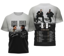 Chris Brown Usher The R B 2026 Music S-6XL 3D T-shirt MZ255