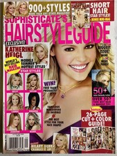 2008  September Sophisticate's Hairstyle Guide Magazine Jessica Simpson