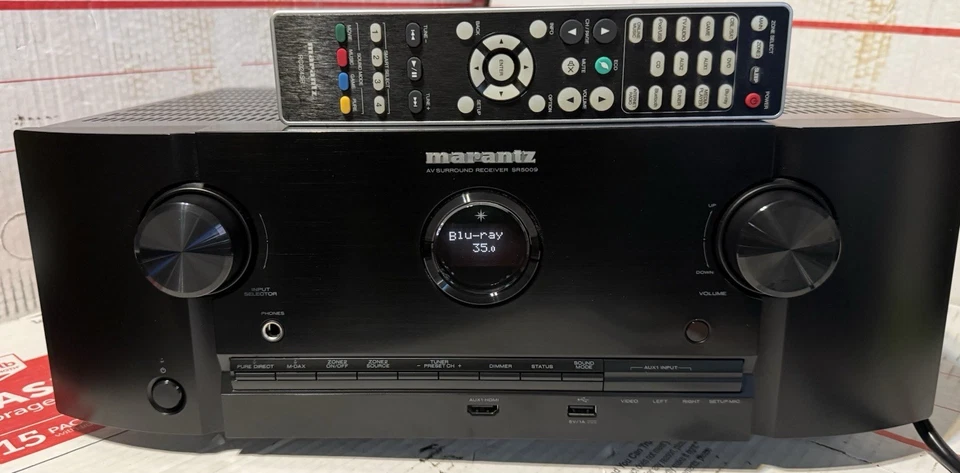 MARANTZ SR5009 - 7.2 Ch 4K -HDMI AV RECEIVER, CD, BLUETOOTH, w/ CONTROL NICE! - Image 3 of 4