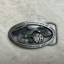 NRA Belt Buckle Eagle Made In the U.S.A. National Rifle Association of America