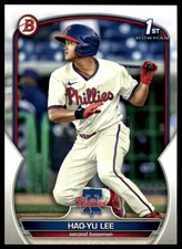 2023 Bowman #BP-52 Hao-Yu Lee Prospects