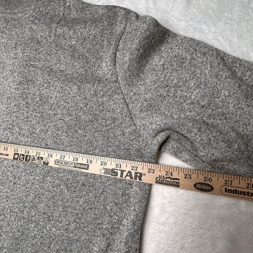 Wrangler Authentics Herren Medium Sweater Langarm grau 1/4 Zip Pullover - Bild 4 von 8