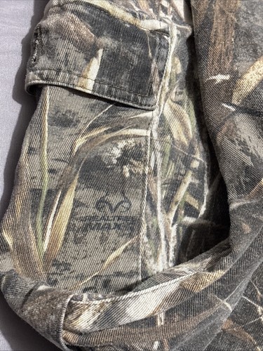 Cabelas Realtree Max 5 Camo Pants Mens 40x31 Adjustable Waist Waterfowl Hunting - Picture 18 of 23