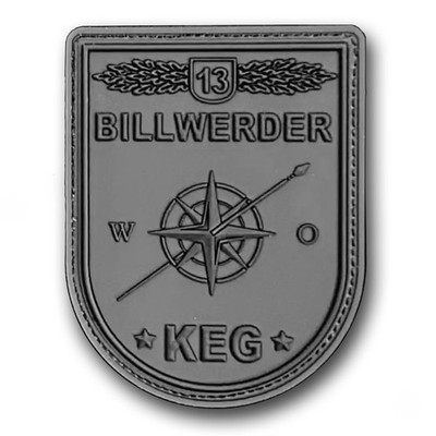 ZOLL, KEG, Kontrollgruppe Billwerder Black Ops, Aufnäher, Patch, Klett -Neu-