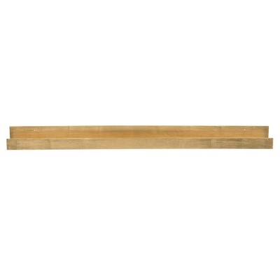Levie Modern Floating Wall Shelf Picture Frame Holder Ledge, Gold