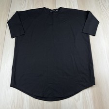 Pomander Place Sweatshirt Dress 1/2 Sleeve Women’s Size XS/S Black 