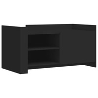 Couchtisch Schwarz 100X50X50 Cm Holzwerkstoff