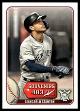 Giancarlo Stanton 2021 Topps Big League #SO-20 Yankees Insert ? SEE SCAN!