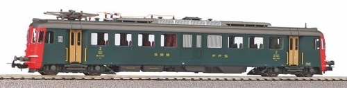Piko Triebzug/Sound RBe 4/4 2.Serie grün, alte Schrift SBB IV + PluX22 Dec. 9682 | Zustand: Neu