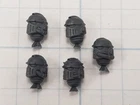 Warhammer 40k Iron Warriors Bits Upgrades Bionic Helmet Heads x5 Set #01
