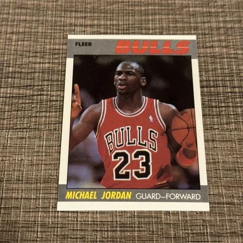 Fleer 1987-88 Fleer MICHAEL JORDAN #59 Chicago Bulls SHARP CORNERS 🔥📈🔥📈