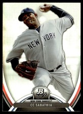 2013 Bowman Platinum CC Sabathia New York Yankees #83