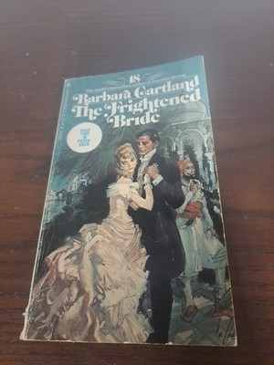 1975 The Frightened Bride #18 Barbara Cartland Paperback Book