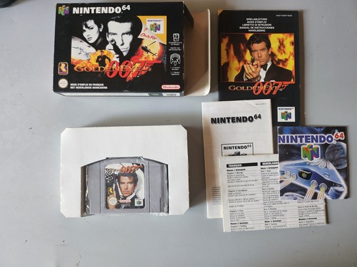GoldenEye 007 Nintendo 64 PAL NFAH En boîte Complet Near Mint. - Photo 9/12