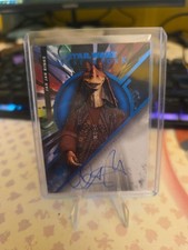 Ahmed Best as Jar Jar Binks 2022 Topps Star Wars Masterwork Autograph Card 81/99