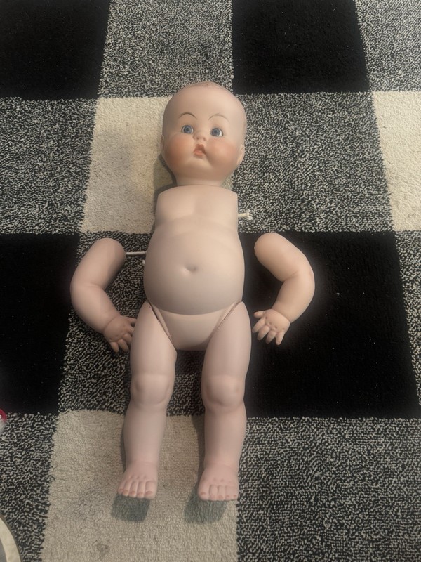 Large Vintage Bisque Baby Doll Possibly German