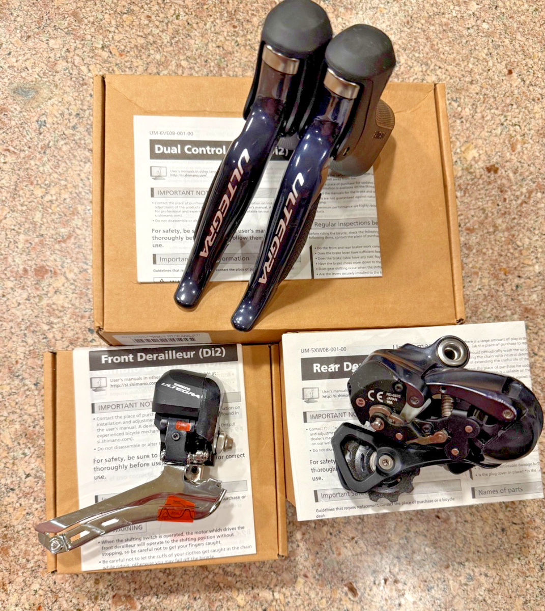 ULTEGRA 3点セット 6870 DI2 Shimano Ultegra 6870 Di2 11 Speed Electronic Rim Brake Road 3Pc