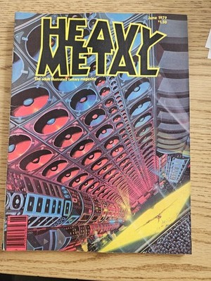 Vintage Heavy Metal Adult Fantasy Magazine June 1979 VF Condition 