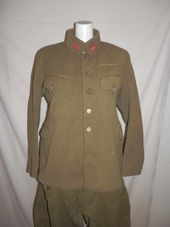 WW2 Japanese Army Lieutenant's combat uniform.Very Good 2 1