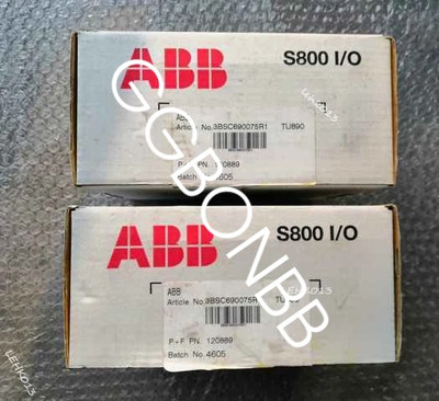 One ABB 3BSC690075R1 TU890 Module New Expedited Shipping FedEx or DHL or UPS