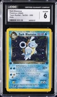 2000 POKEMON TEAM ROCKET - 1ST EDITION HOLO #3/82 DARK BLASTOISE CGC 6