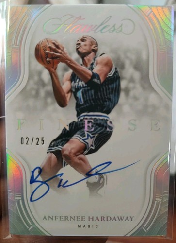 2024-25 Panini Flawless Anfernee Hardaway Finesse Auto #/25 Magic