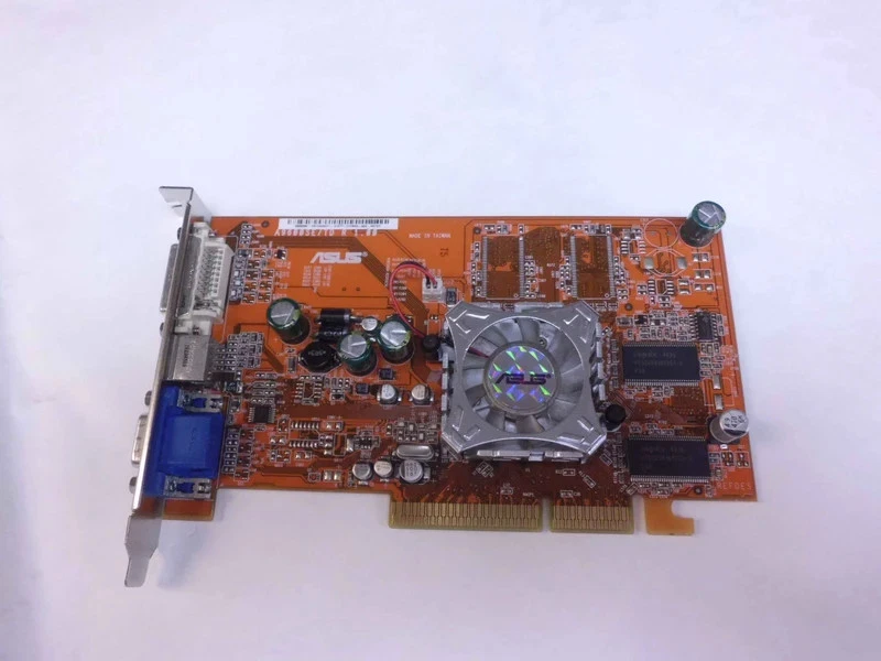 A9600SE/TD/128M/A asus ati 9600SE 128MB radeon dvi S-video vga agp video card w - Image 4 of 4