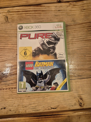  Lego Batman + Pure Xbox 360 Spiel Bundle 2 Spiele 1 Preis Microsoft CIB TOP 