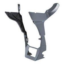 Gunship Gray Fairing Side Chin Spoilers Cover Fit for Harley Touring Road Glide