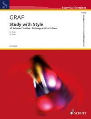 Study with Style flute (intermediate - advanced) Graf 30 Selected Studies for Fl