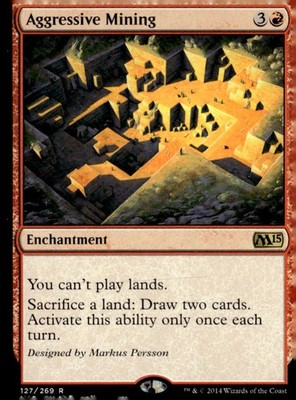 Magic 2015 (M15) #127 Aggressive Mining