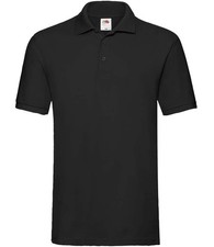 Fruit of the Loom SS5 Premium Cotton Piqué Polo Shirt 180GSM Mens Short Sleeve