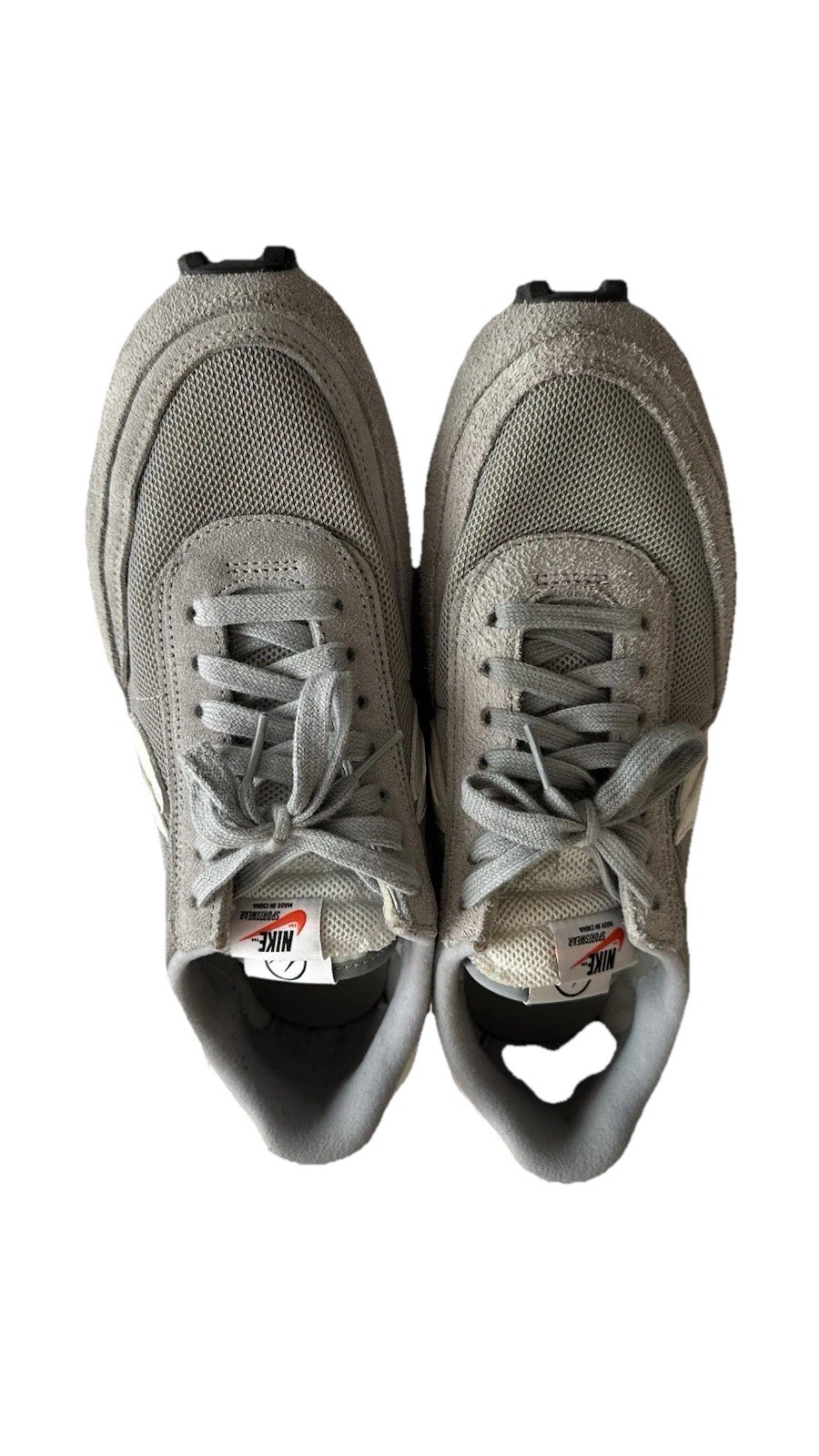 SACAI X NIKE Scarpe sneakers Nike LDV Waffle x Fragment Design x Sacai grigie taglia 10 5 usate