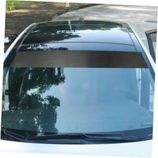 Car Windshield Banner Sun Strip Tint Matte Black Vinyl Sun Visor Decal