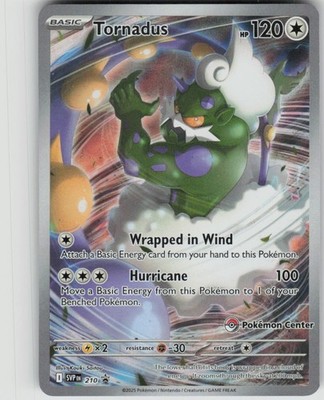 Pokemon Tornadus (Pokemon Center Exclusive) 210 SVP P NM