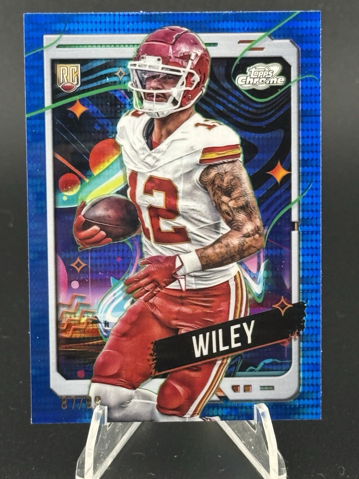 Jared Wiley Topps Cosmic Chrome #147 Blue Moon