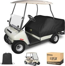 Black Waterproof Golf Cart Seat Cover for Yamaha EZGO Club Car Rain Covers