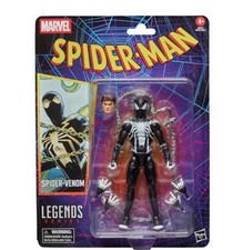 Marvel Legends Series Spider-Venom Retro Cardback Comics Collectible 6-Inch Sc