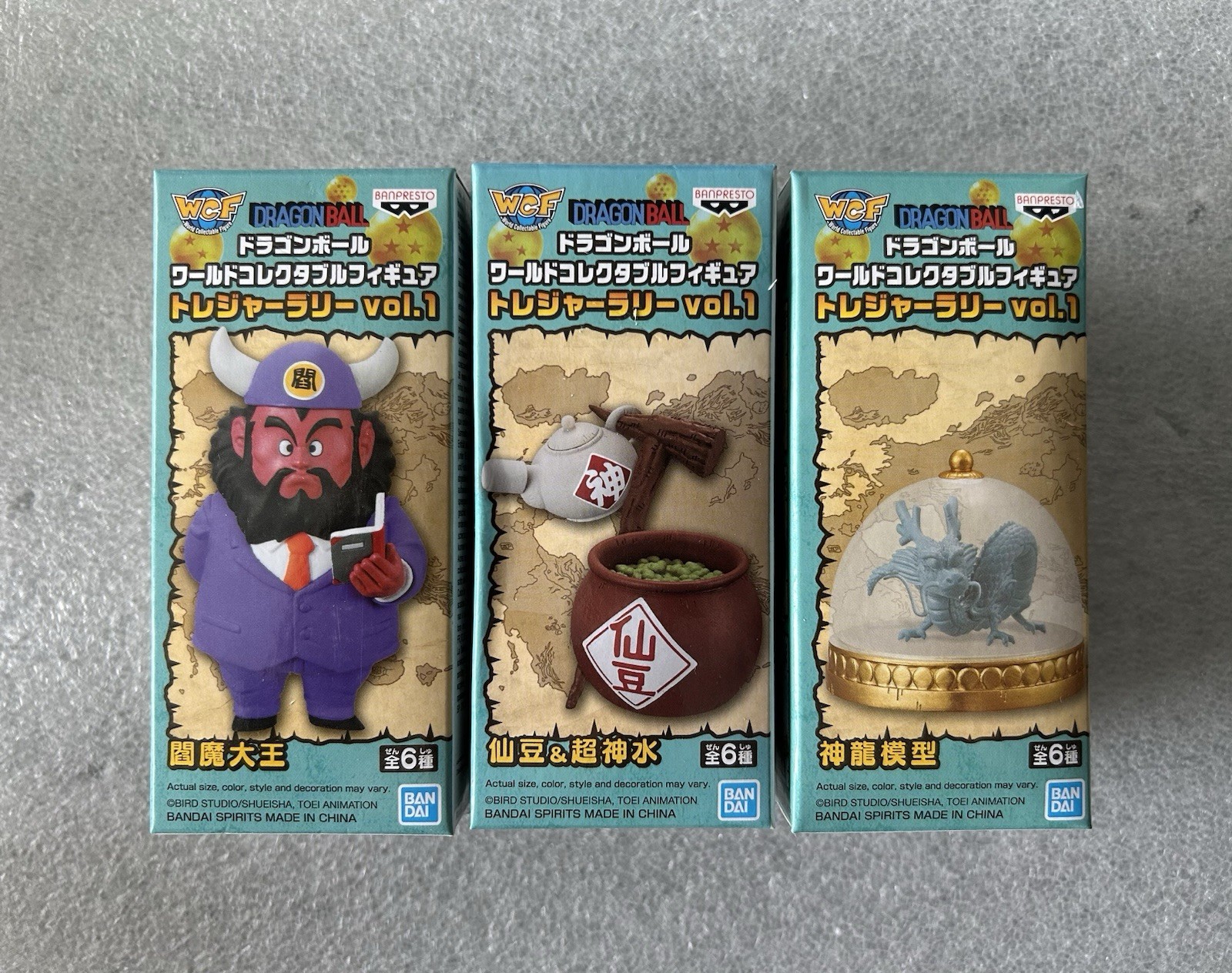 Statuettes Dragon Ball WCF Bandai Banpresto lot de 3 figurines neuves