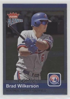 2004 Fleer Platinum Platinum Finish 41/100 Brad Wilkerson #87 1h1