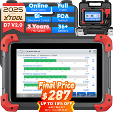 XTOOL D7 V2.0 Auto Full System Diagnostic Bid...