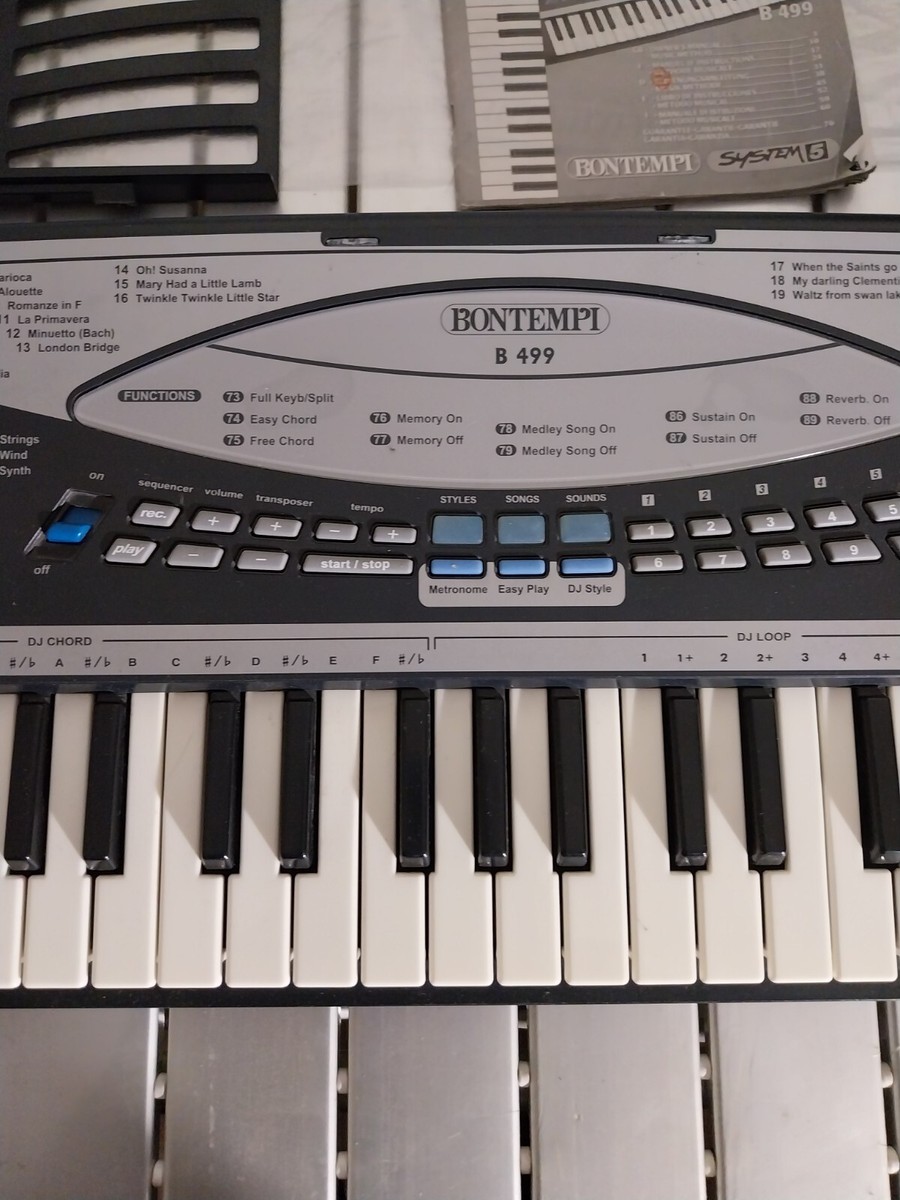 Nadir Tastiera Musicale Tastiera Bontempi 49 Tasti Tastiera