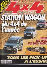 4X4 MAGAZINE N°207 PICK-UP 4X4 / HARD-TOPS / SUZUKI JIMNY / GD VITARA 2.0 TD